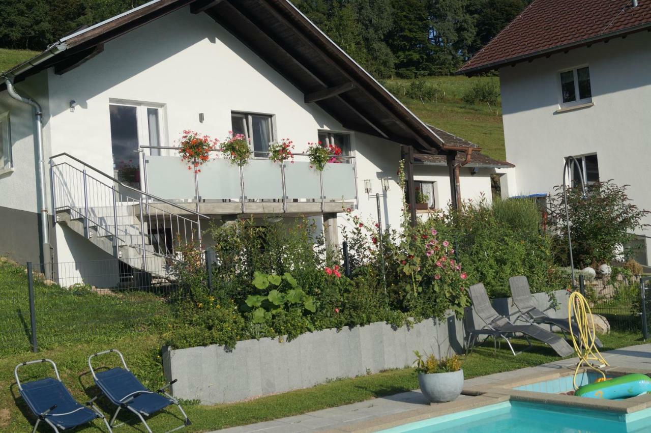 Traumhafte Ferienwohnung mit Pool Steinen  Exterior foto